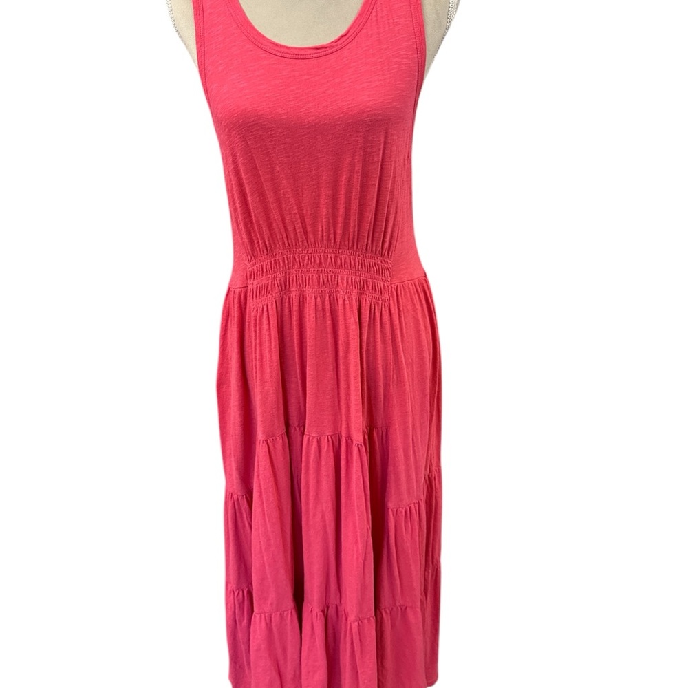 Nordstrom Caslon smocked waist maxi tank Dress